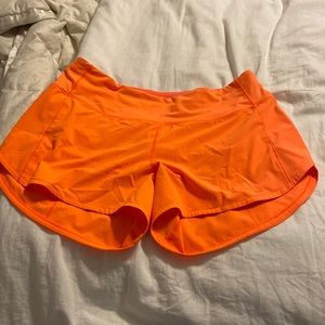 Lululemon shorts, speed up, size 8 tall, 4 in.